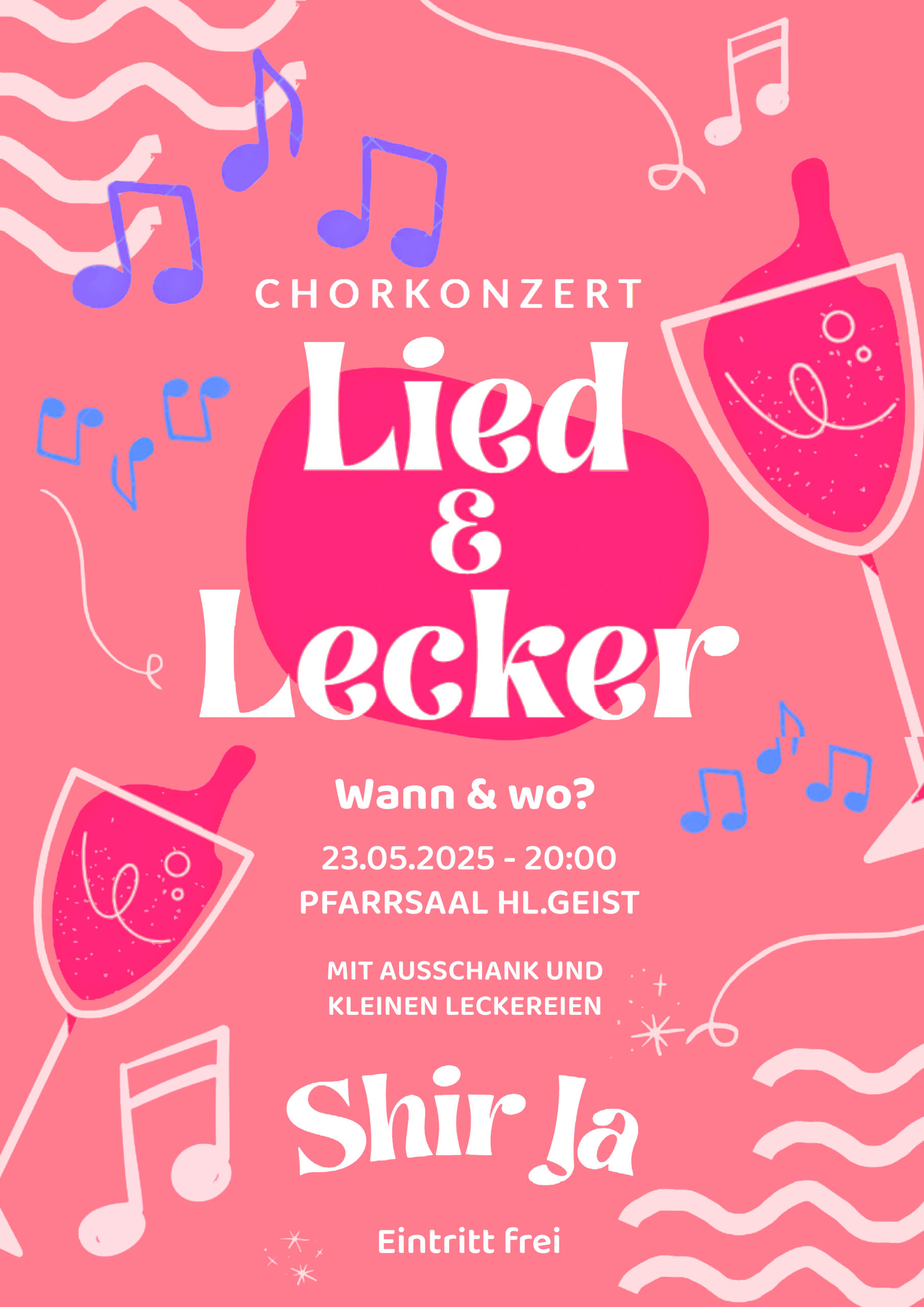 Chorkonzert Lied u Lecker